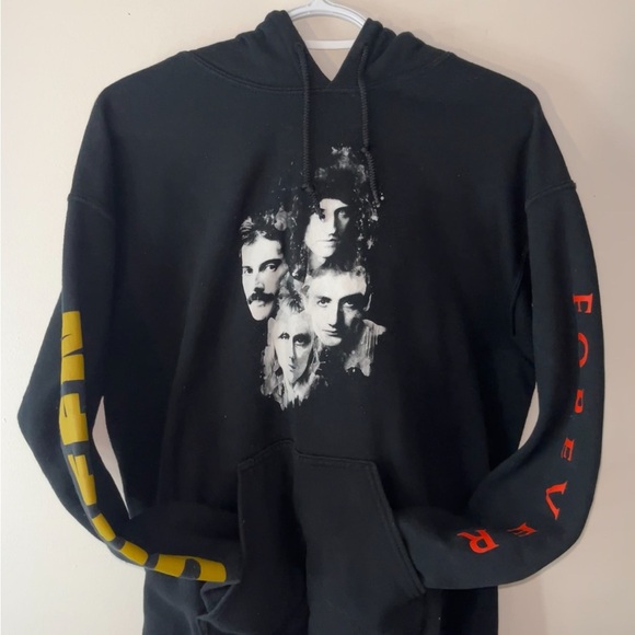 Queen Other - “Queen Forever” OFFICIAL Queen Black Pullover Hoodie
